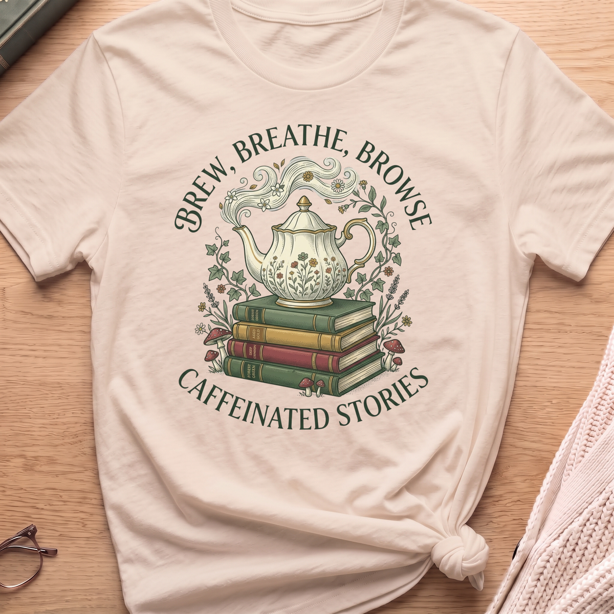 Brew, Breathe, Browse T-Shirt