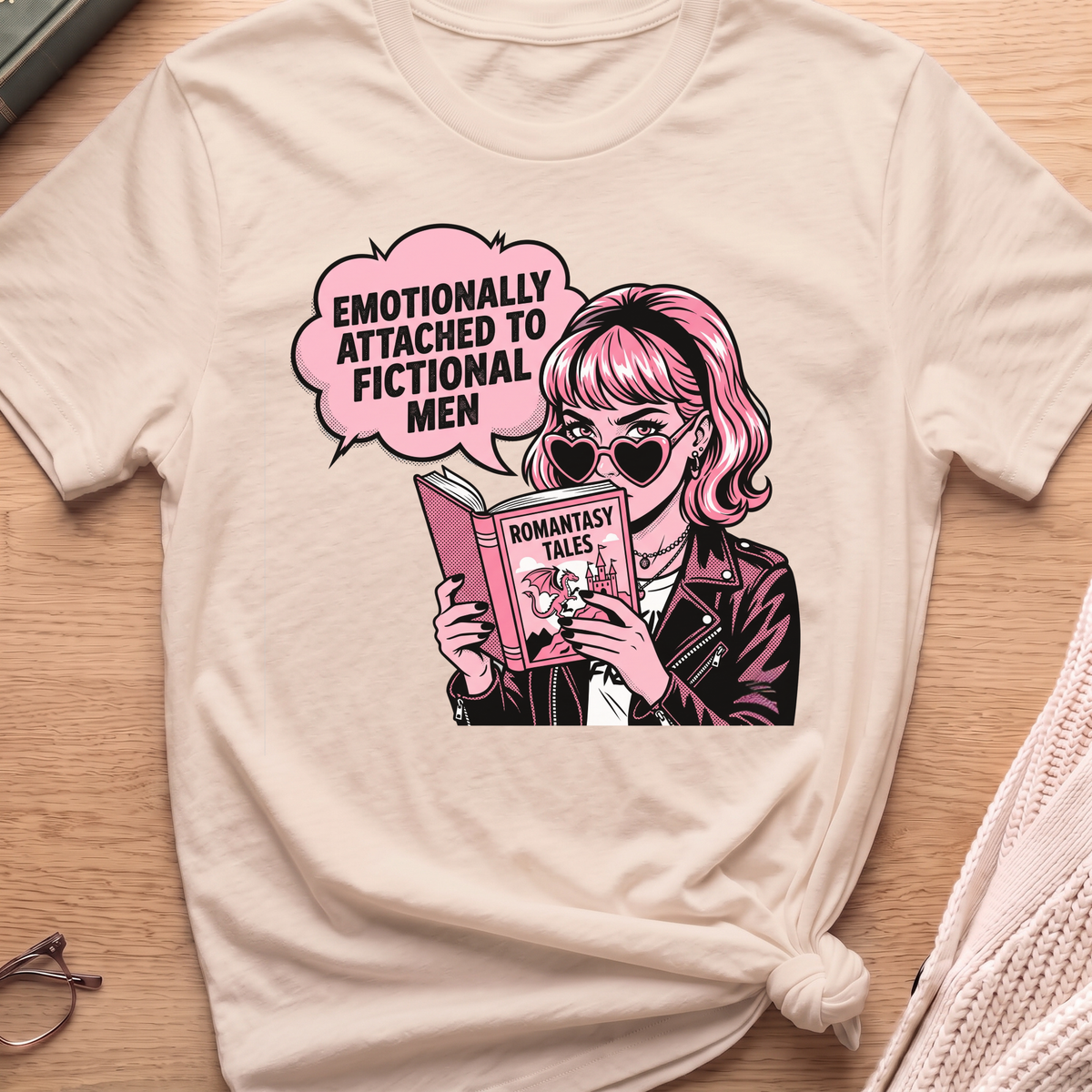 Attached to Fictional Men T-Shirt