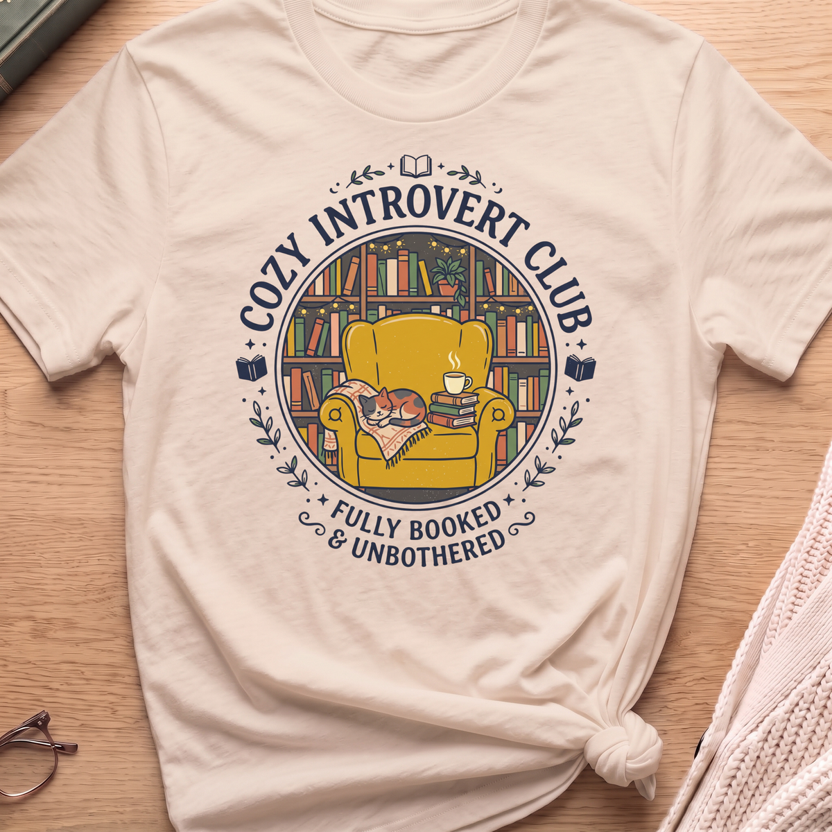 Cozy Introvert Club T-Shirt