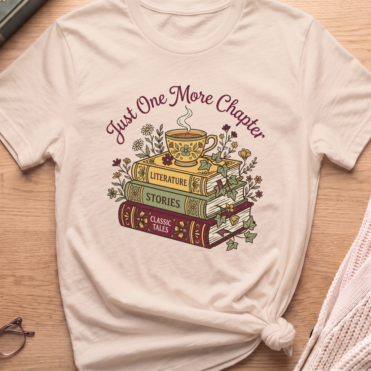 One More Chapter Tea T-Shirt