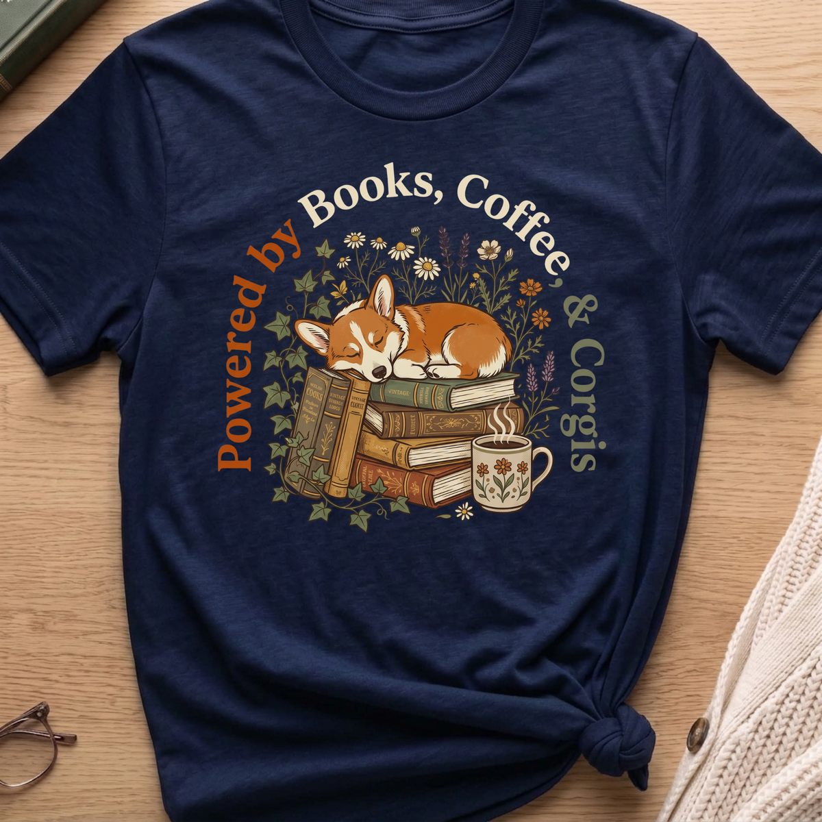 Powered by Corgis T-Shirt