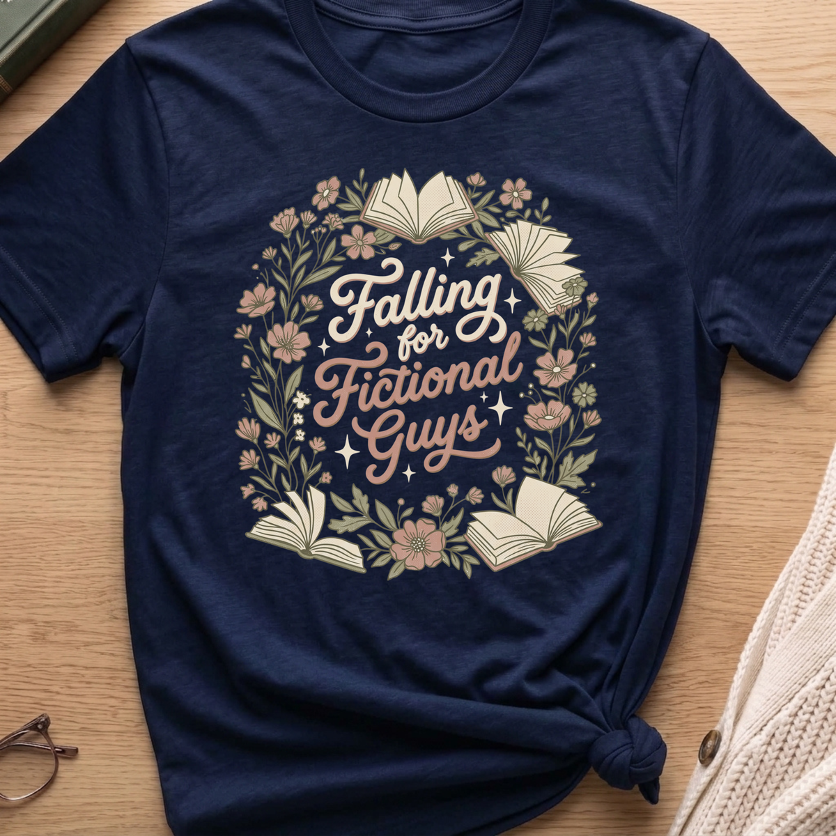Falling for Fictional Guys T-Shirt