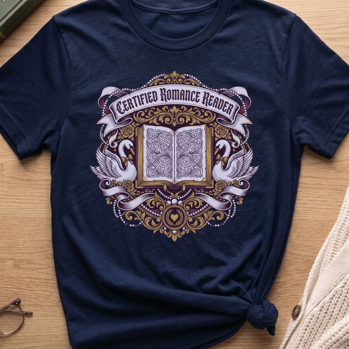 Certified Romance Reader T-Shirt