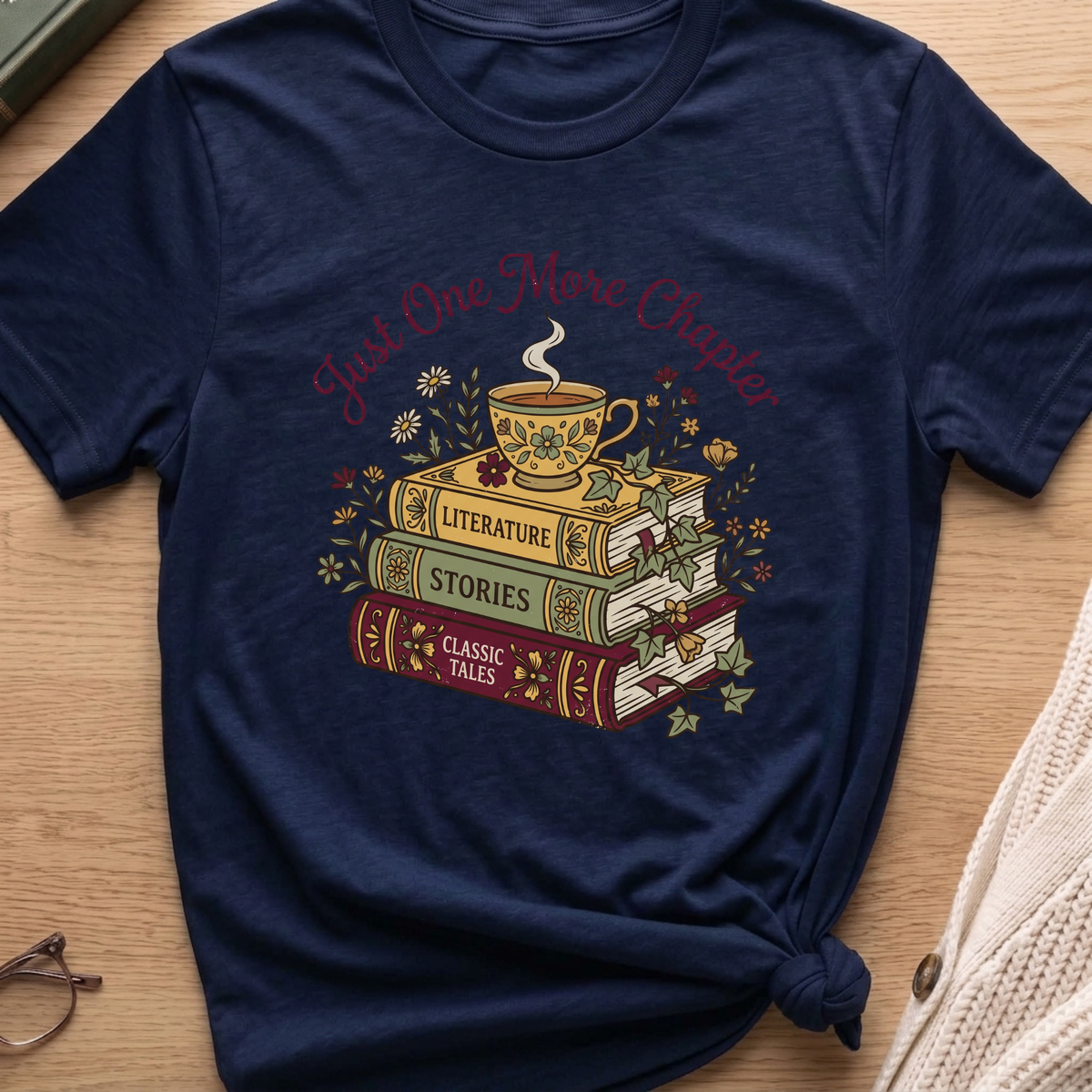 One More Chapter Tea T-Shirt