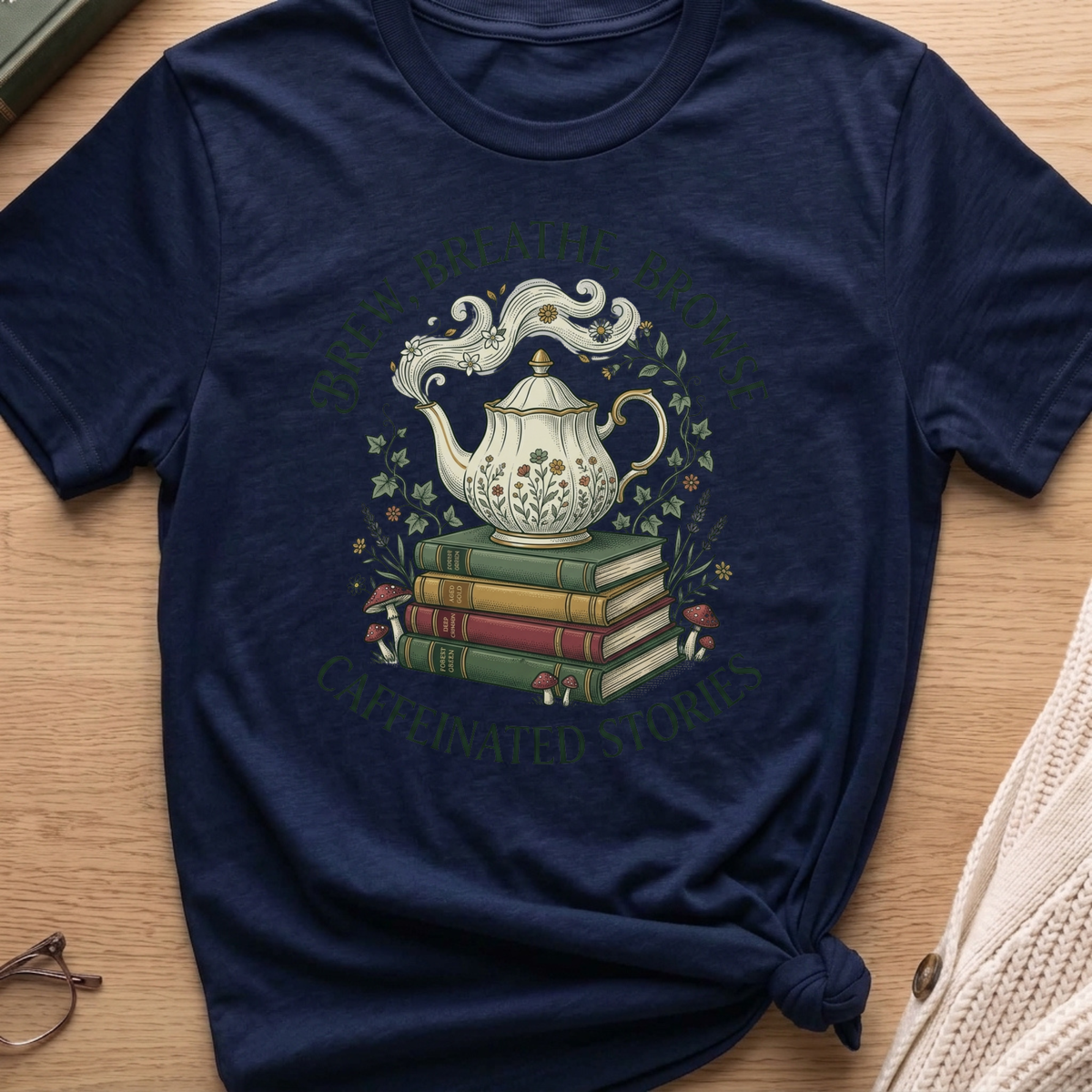 Brew, Breathe, Browse T-Shirt