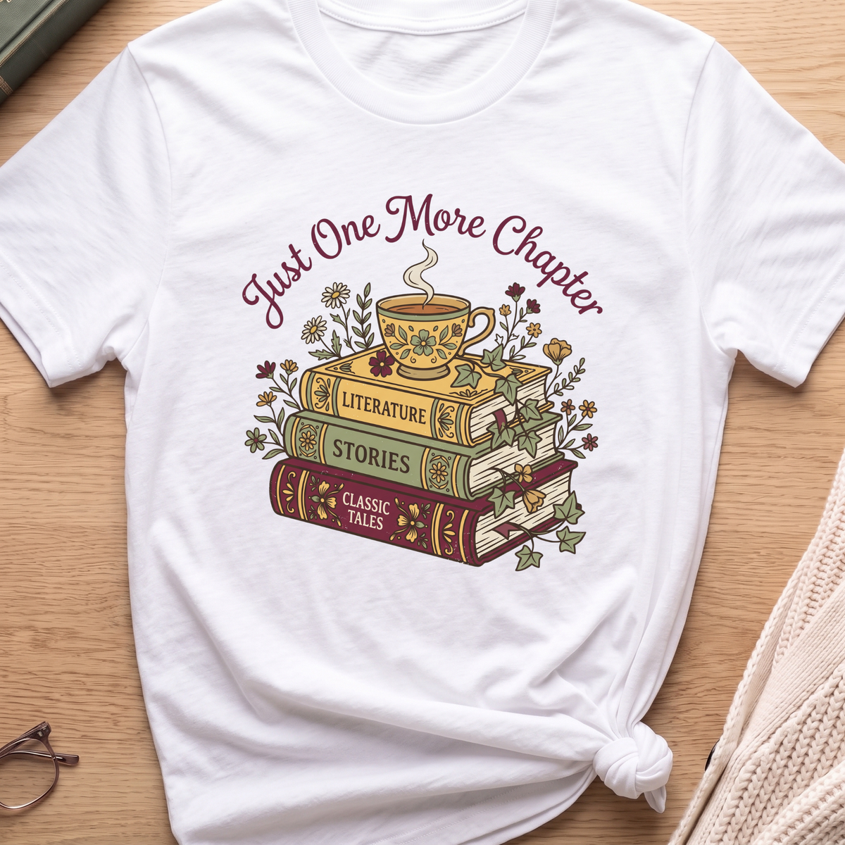 One More Chapter Tea T-Shirt