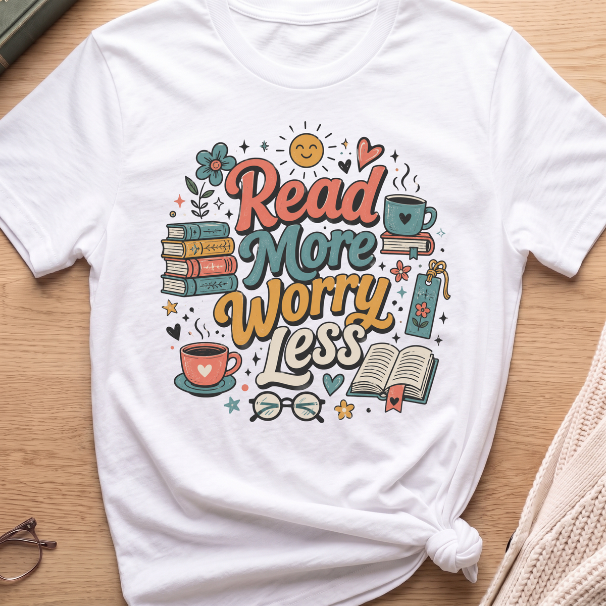 Read More Worry Less T-Shirt