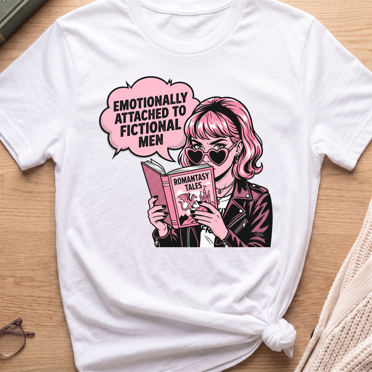 Attached to Fictional Men T-Shirt