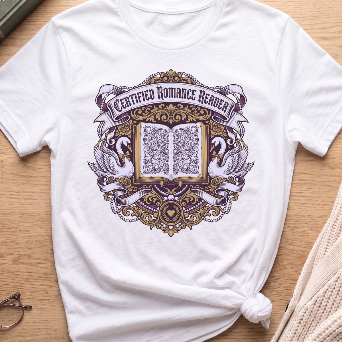 Certified Romance Reader T-Shirt