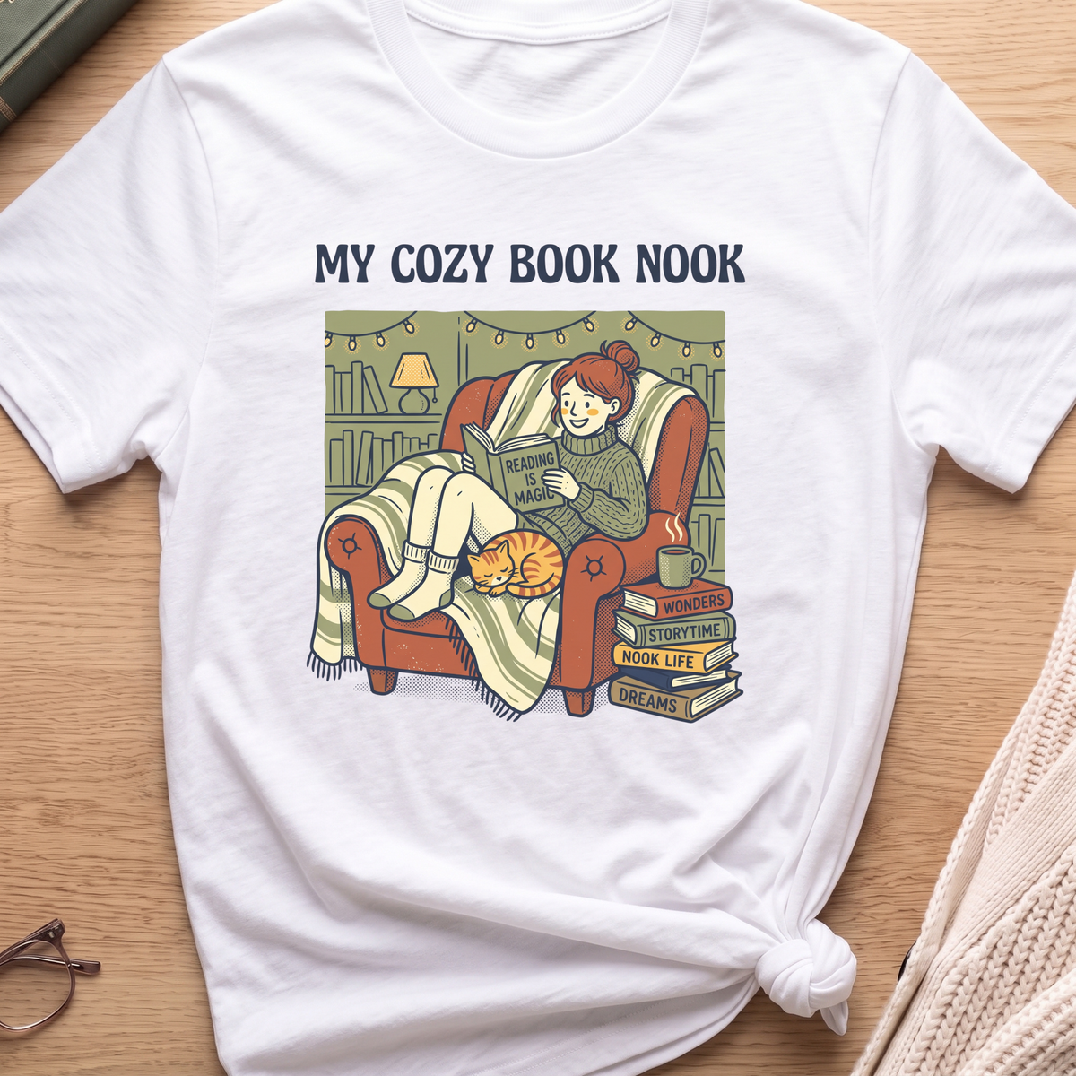 Cozy Book Nook T-Shirt