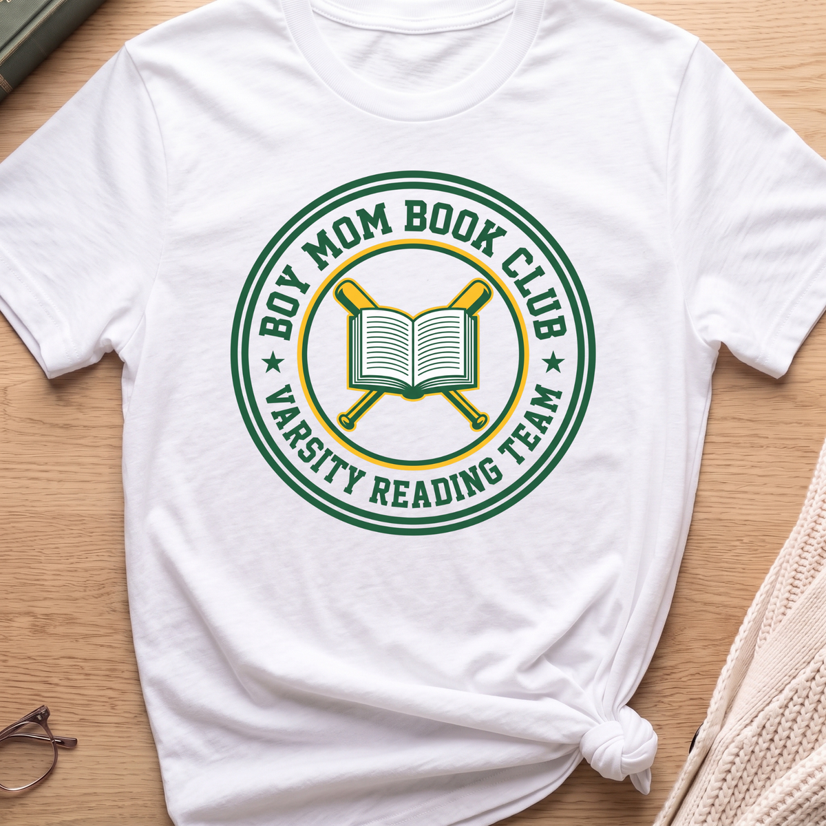 Boy Mom Book Club T-Shirt