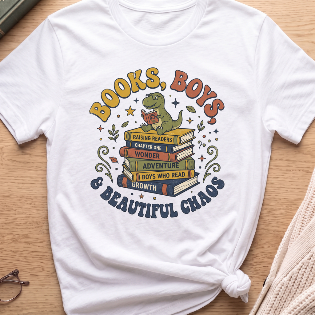 Books and Boys T-Shirt