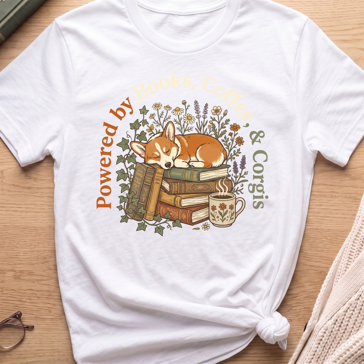Powered by Corgis T-Shirt