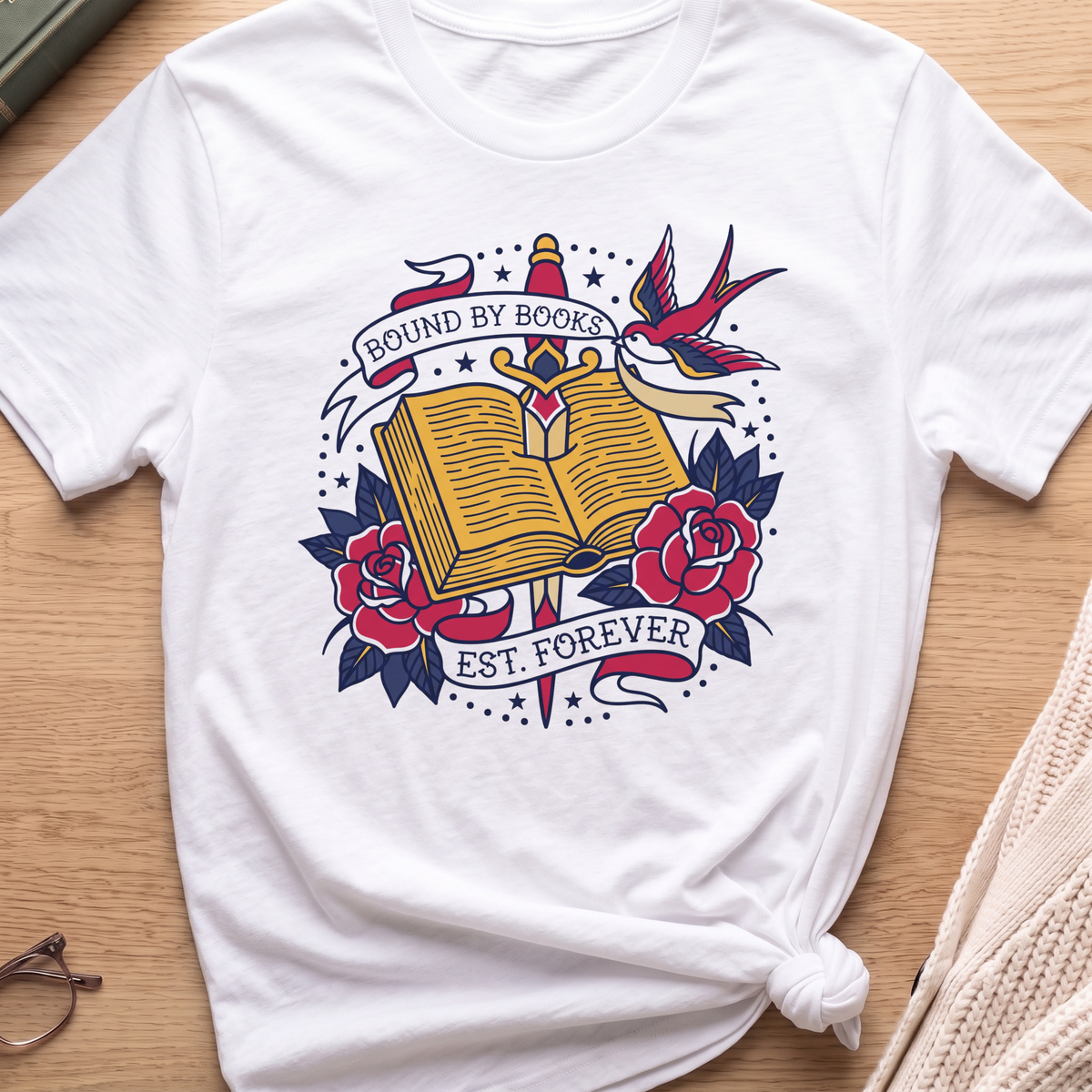 Bound by Books T-Shirt