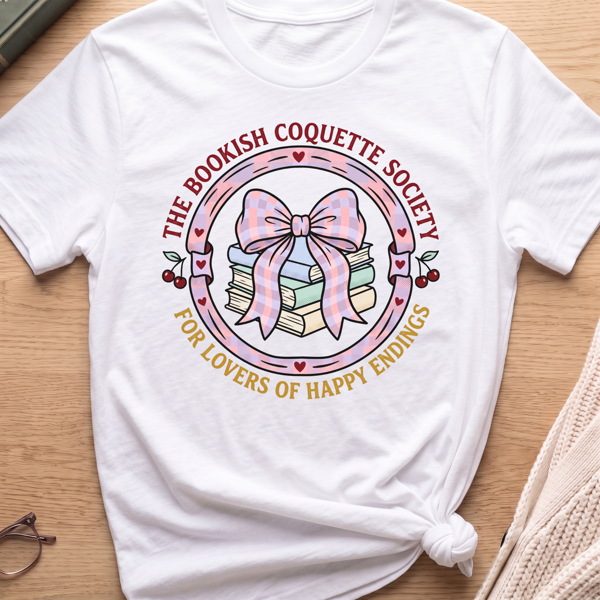 Bookish Coquette T-Shirt
