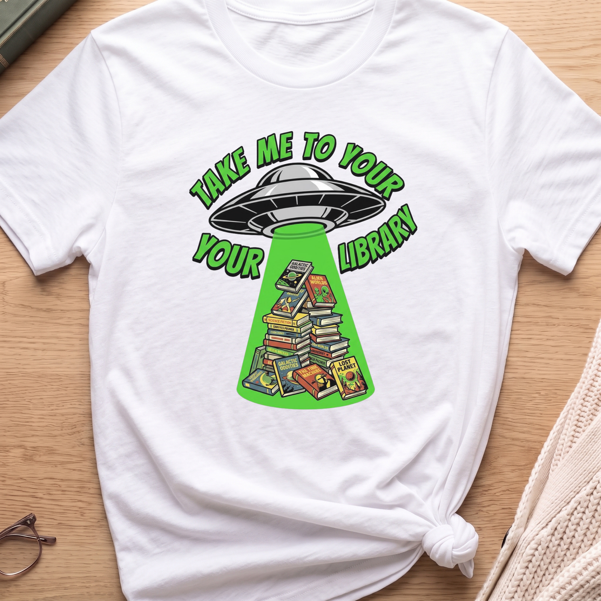 Take me to your Library T-Shirt